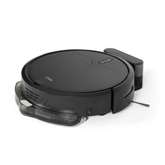 Livoo DOH145 WASH'UP Robot Aspirador Conectado 1000 Pa 70 min con 2 Depósitos Negro 13 Livoo DOH145 WASH'UP Robot Aspirador Conectado 1000 Pa 70 min con 2 Depósitos Negro 13