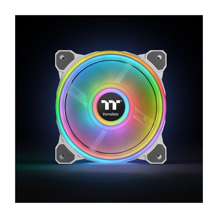 Thermaltake Riing Quad 12 RGB Ventilador para Radiador TT Premium Edition, Pack de 3, Blanco, 120mm 1 Thermaltake Riing Quad 12 RGB Ventilador para Radiador TT Premium Edition, Pack de 3, Blanco, 120mm 1
