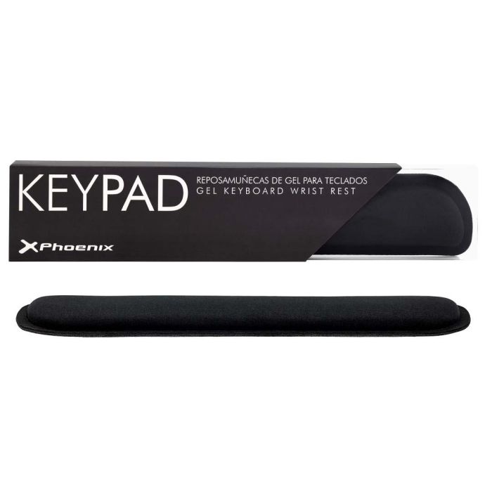 Phoenix technologies Reposamuñecas Ergonómico de Espuma y Gel con Base Antideslizante para Ordenador