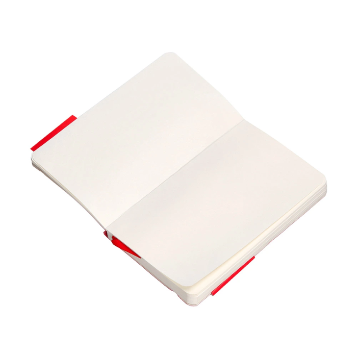Antartik Cuaderno A6 Tapa Blanda Hojas Lisas Rojo 100 Hojas 80 gr FSC 8