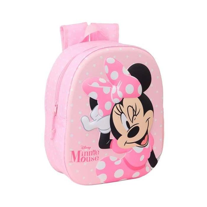 Safta Mochila 3D Minnie Mouse 3D 27x33x10 cm