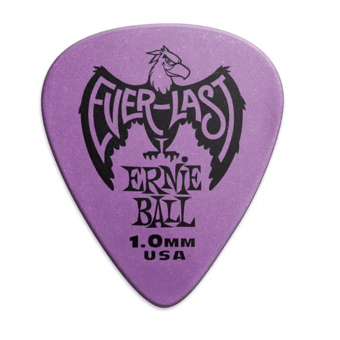 Ernie Ball Púas Everlast Púrpura 1,00 Mm - 12 Unidades 0