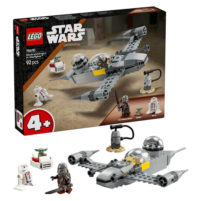 Lego Star Wars Caza Estelar N-1 de Mando y Grogu 75410 con 3 Personajes LEGO 6