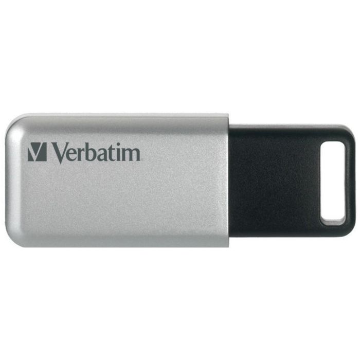 Verbatim Pendrive Secure Pro 32GB USB 3.2 Retráctil con Cifrado Hardware AES 256 bits, 100MB/s Escritura 0 Verbatim Pendrive Secure Pro 32GB USB 3.2 Retráctil con Cifrado Hardware AES 256 bits, 100MB/s Escritura 0