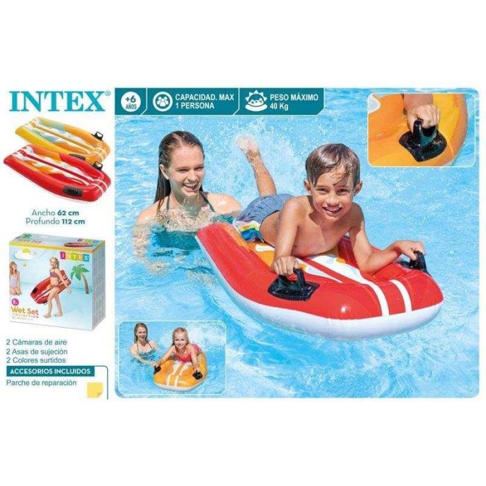 Tabla surf hinchable con asas joy rider 112x62 cm - modelos surtidos 10 Tabla surf hinchable con asas joy rider 112x62 cm - modelos surtidos 10
