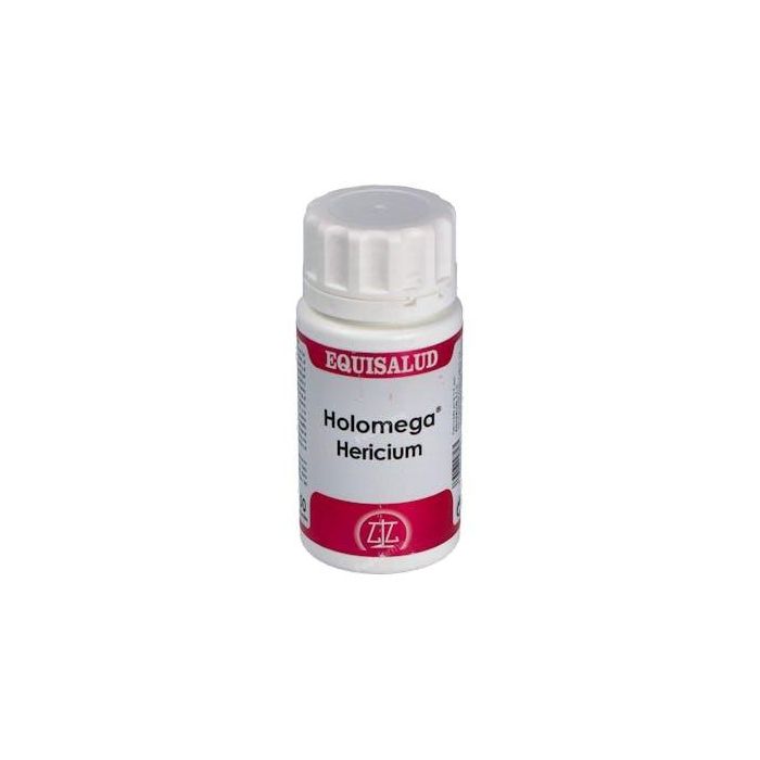 Holomega Hericium 50 Cápsulas. Vitaminas A, C y Zinc para Sistema Inmunitario, Mucosas y Vista