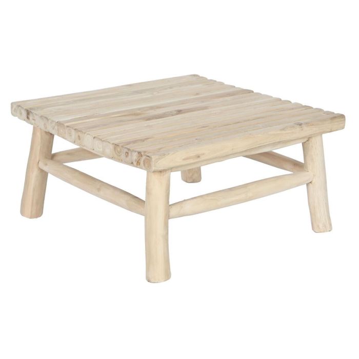 Mesa de Centro DKD Home Decor Teca 80 x 80 x 40 cm