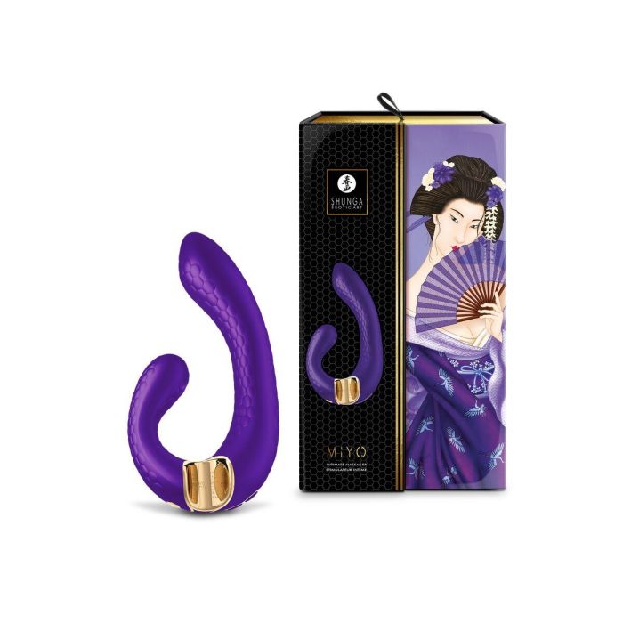 Vibrador Doble Estimulación Shunga Miyo Morado 2 Vibrador Doble Estimulación Shunga Miyo Morado 2