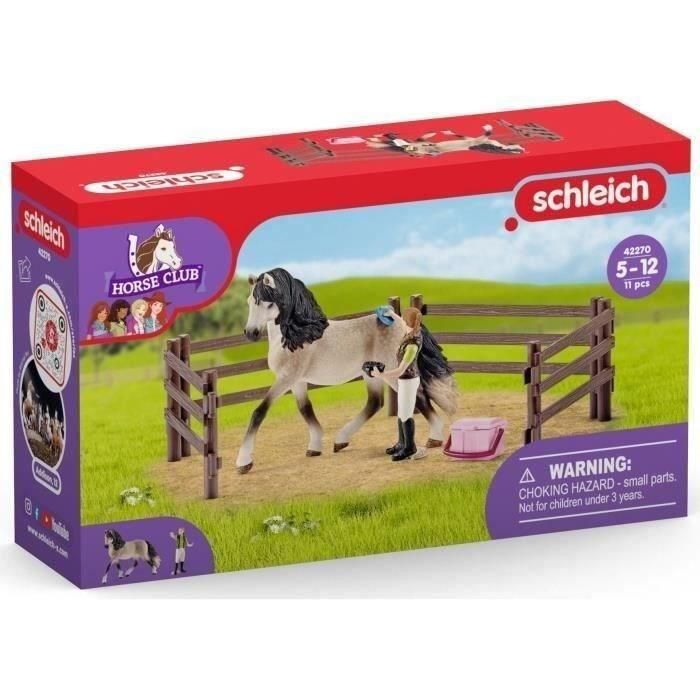 Schleich 42270 Kit de Cuidado de Caballos Andaluzgricos - Horse Club Range