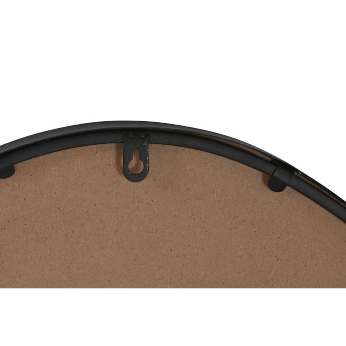 Espejo de pared Home ESPRIT Negro Metal Espejo Moderno 60 x 2,5 x 78 cm 1