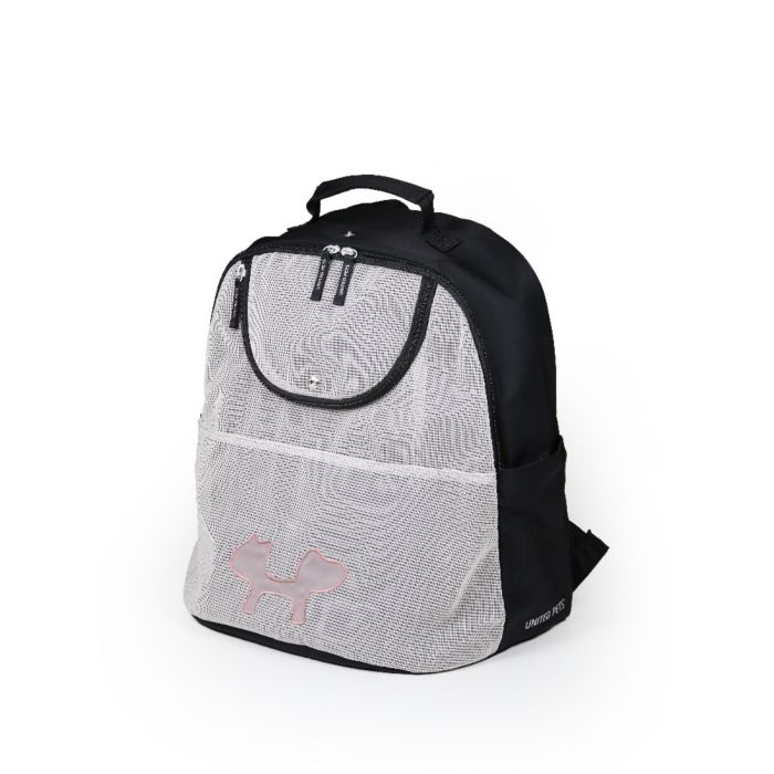United Pets Mochila Transportín para Perros Urban Reverse Backpack Eco de PET Reciclado Apta Cabina Avión Máx. 7kg Negro Rosa 2 United Pets Mochila Transportín para Perros Urban Reverse Backpack Eco de PET Reciclado Apta Cabina Avión Máx. 7kg Negro Rosa 2