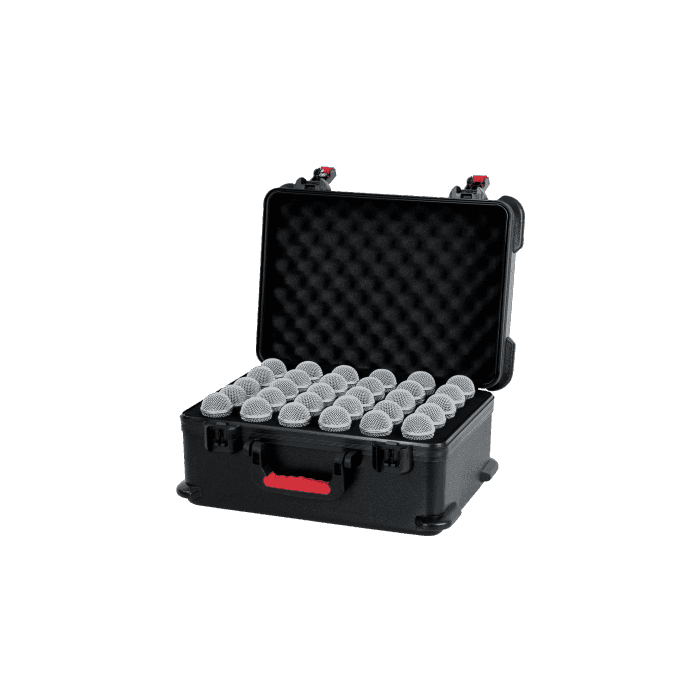Estuche Polietileno Para 30 Micrófonos "Gator Gtsa" 2 Estuche Polietileno Para 30 Micrófonos "Gator Gtsa" 2