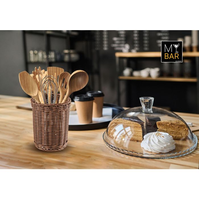 Inde Organizador Utensili. Pp Rattan Red. 14.9 cm Ancho x 19.3 cm Alto x 15 cm Largo 3 Inde Organizador Utensili. Pp Rattan Red. 14.9 cm Ancho x 19.3 cm Alto x 15 cm Largo 3