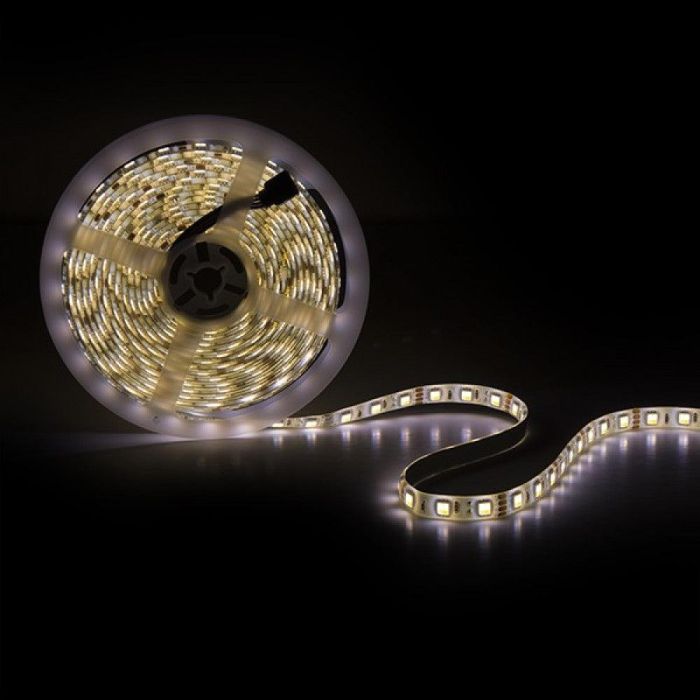 Tira de 60 LEDs 72W 4.000Lm CRI85 6000ºK SMD5050 12VDC IP65 Cálido/Frío x5M 40.000H [CA-5050-12V-CWWW-IP65]-Cálido/Frío 3