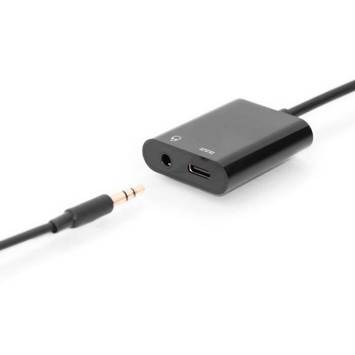 DIGITUS USB 3.1 Verteilerkabel Typ C-Klinke St/Bu/Bu 0.2m sw 3 DIGITUS USB 3.1 Verteilerkabel Typ C-Klinke St/Bu/Bu 0.2m sw 3