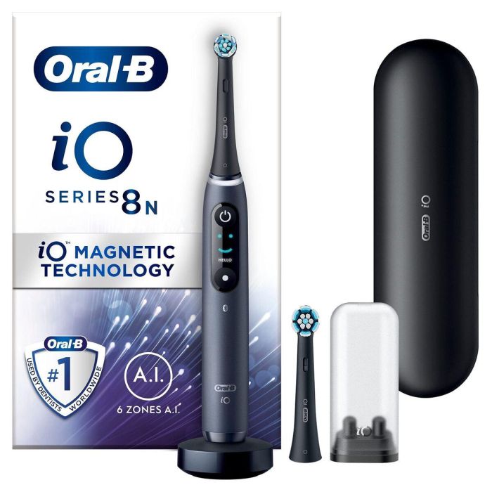 Cepillo de Dientes Eléctrico Braun IO8MAGNETIC/BK 12