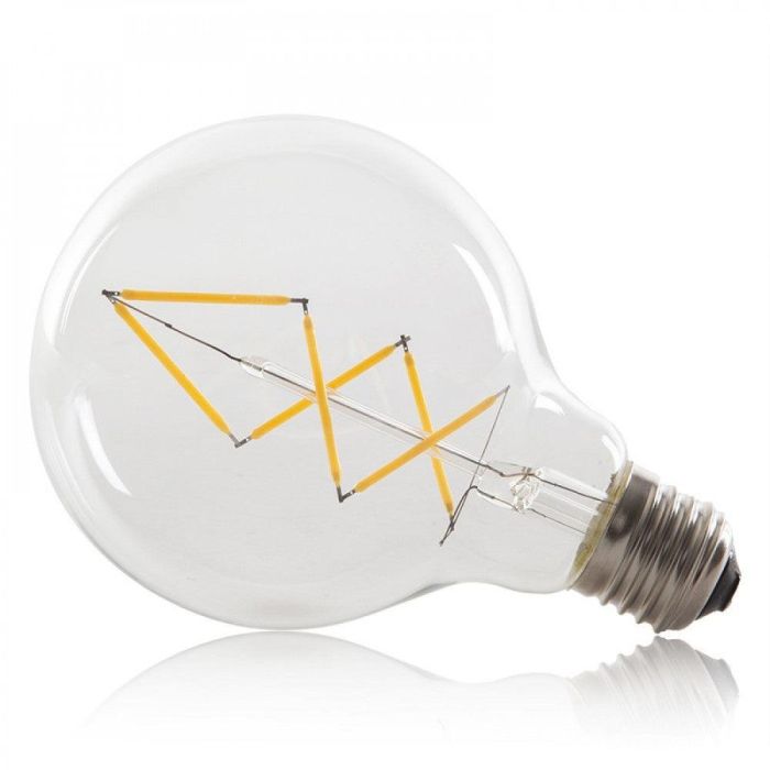 Bombilla LED E27 4W 288Lm 2000ºK Filamento G95 40.000H [HO-LF-G95FI-E27-6WWW] 2