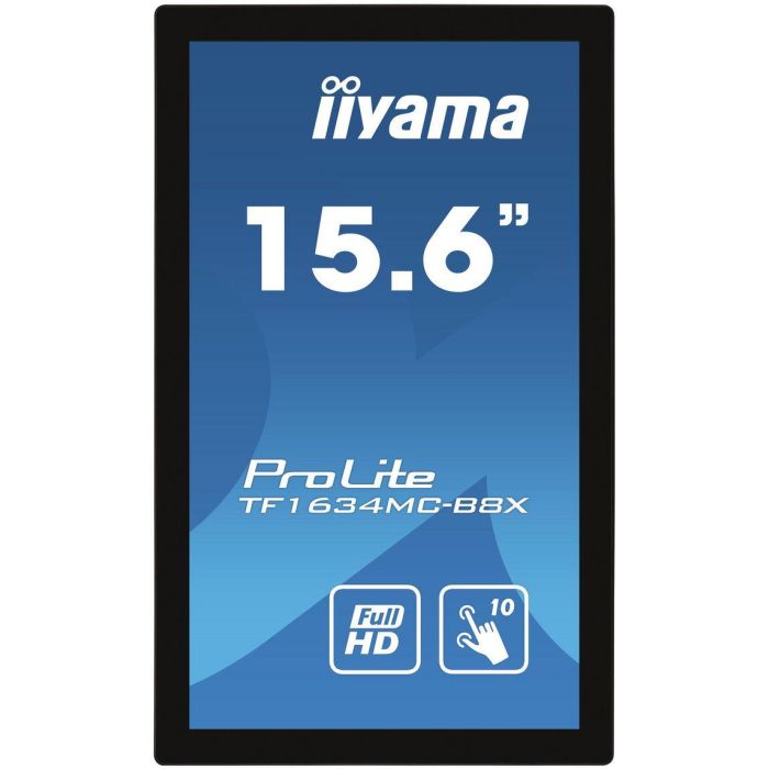 iiyama ProLite TF1634MC-B8X monitor pantalla táctil 39,6 cm (15.6") 1920 x 1080 Pixeles Multi-touch Multi-usuario Negro 1 iiyama ProLite TF1634MC-B8X monitor pantalla táctil 39,6 cm (15.6") 1920 x 1080 Pixeles Multi-touch Multi-usuario Negro 1