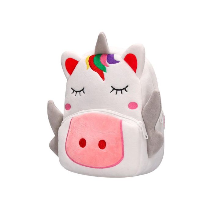 Cartera Preescolar Liderpapel Mochila Infantil Peluche Unicornio 260x100x240 mm 2