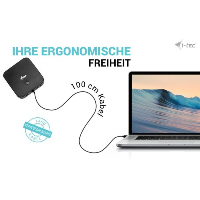 Hub USB i-Tec C31TRIPLE4KDOCKPDPRO Negro 11