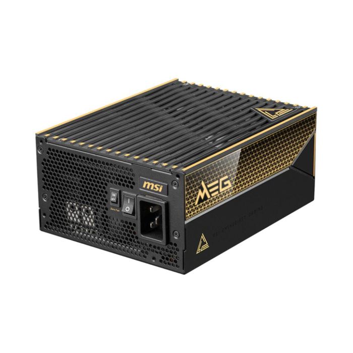 MSI MEG Ai1600T PCIE5 unidad de fuente de alimentación 1600 W 24-pin ATX ATX Negro MSI MEG Ai1600T PCIE5 unidad de fuente de alimentación 1600 W 24-pin ATX ATX Negro