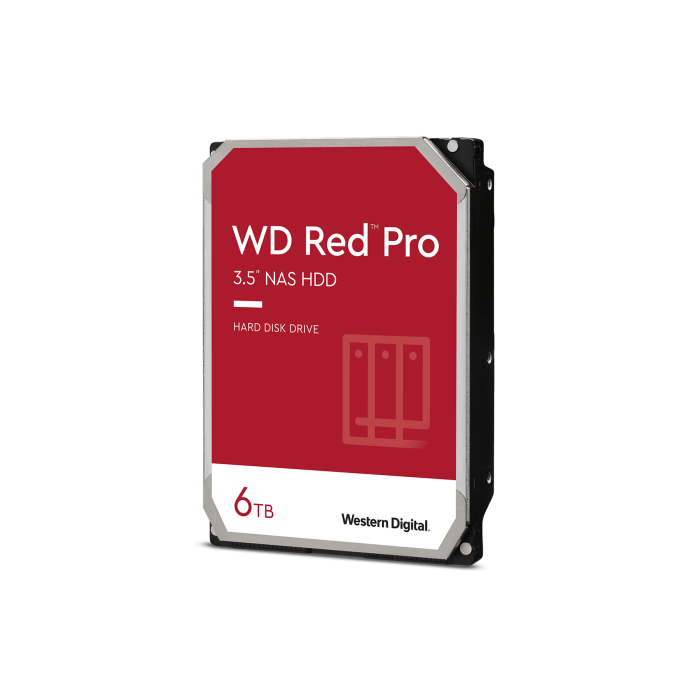 Western Digital Red Pro Disco Duro Interno 6 TB 7200 RPM 256 MB 3.5" SATA Western Digital Red Pro Disco Duro Interno 6 TB 7200 RPM 256 MB 3.5" SATA