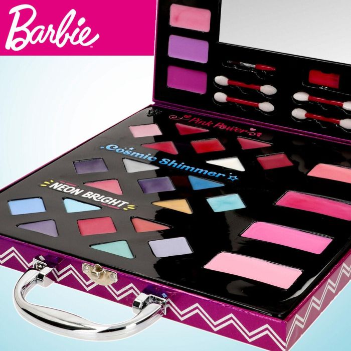 Set de Maquillaje Infantil Barbie Multicolor 35 Piezas 1 Set de Maquillaje Infantil Barbie Multicolor 35 Piezas 1
