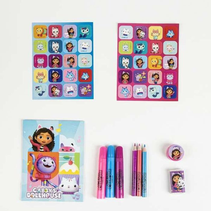 Set de Papelería Gabby's Dollhouse Morado 4