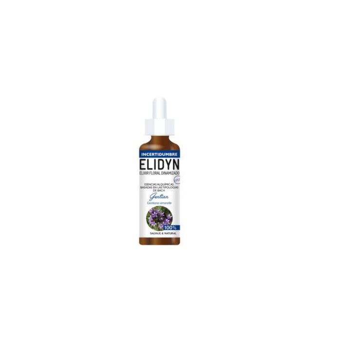 ELIDYN Elixir Floral Gentiana 20ml para la Incertidumbre - Remedio Natural para la Duda e Inseguridad