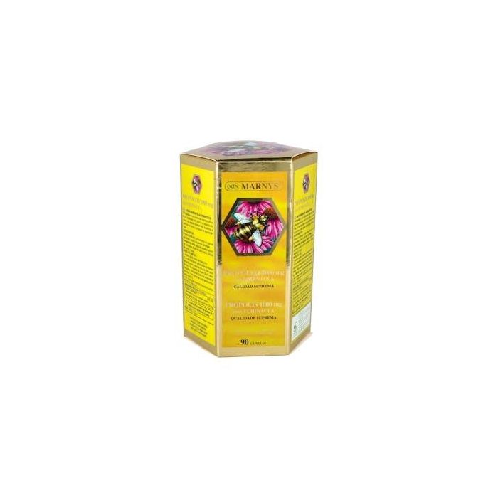 MARNYS Própolis 1000mg con Equinácea, Refuerzo Inmunitario y Respiratorio, 90 Perlas