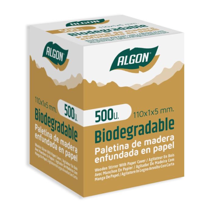 Algon Set de 500 Paletinas de Madera C/F, 110 x 1 x 5 mm (10 Unidades) 2