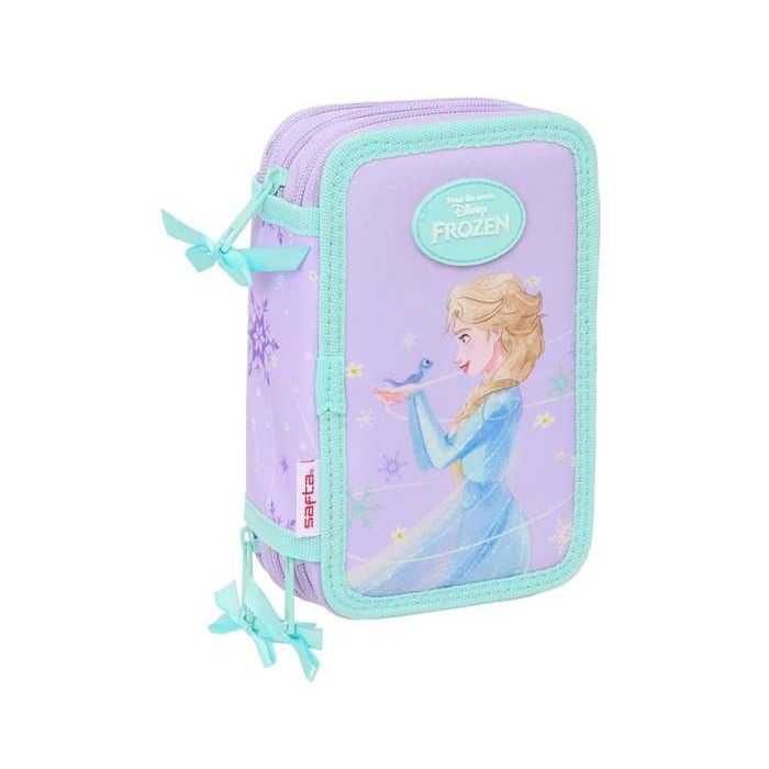 Plumier Triple Frozen Spirit Lila 12,5 x 19,5 x 5,5 cm 37 Piezas