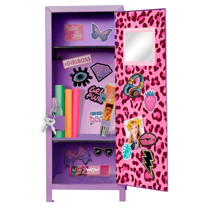 Wow Generation Taquilla Metálica con Imanes y Pegatinas 10x26x10cm 1