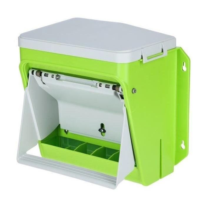 Comedero automático - KERBL - SmartCoop - Persiana protectora - 7,5 kg - Verde