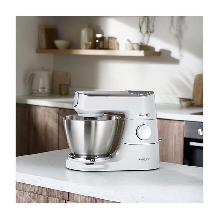 Kenwood Titanium Chef Baker Küchenmaschine weiß 4 Kenwood Titanium Chef Baker Küchenmaschine weiß 4