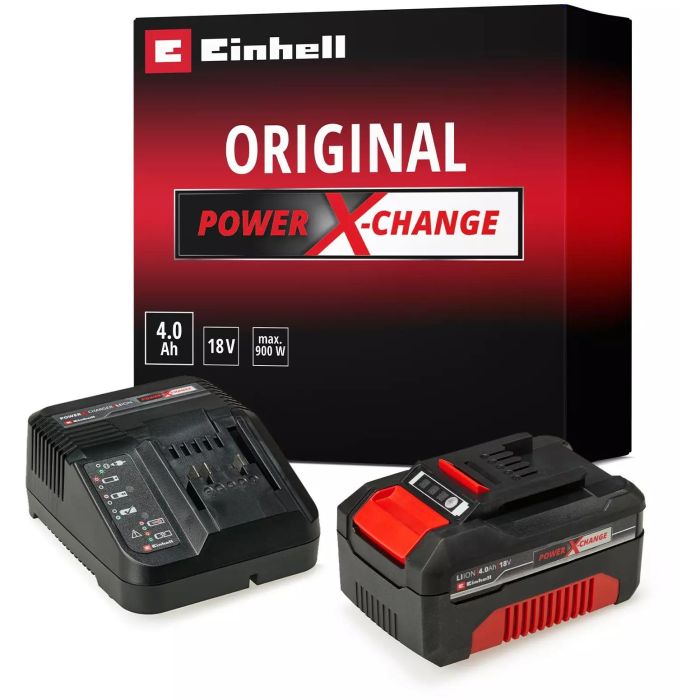 Einhell 4512042 Starter Kit Power X-Change 18V 4.0 Ah Ión Litio con Cargador para Herramientas Eléctricas 1