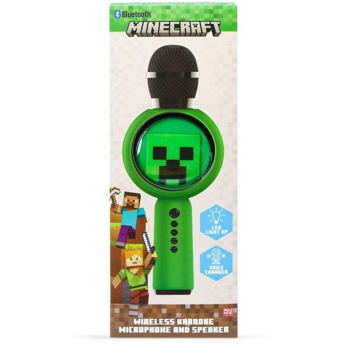 Microfono altavoz LED Minecraft 8
