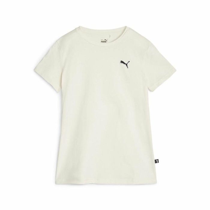 Camiseta de Manga Corta Mujer Puma Blanco Camiseta de Manga Corta Mujer Puma Blanco