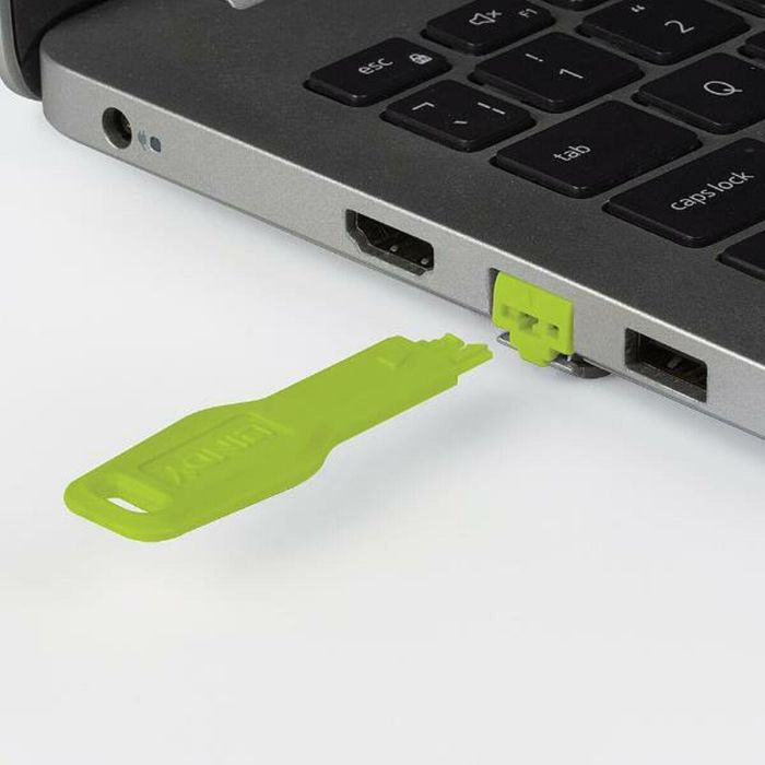 Lindy RJ45 Port Blocker key, Green