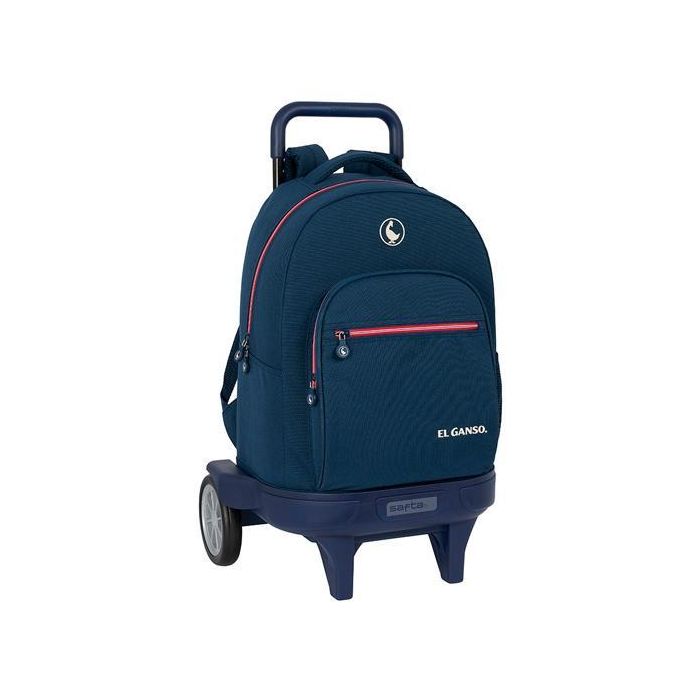 Safta Mochila Grande C-Ruedas Compact Evolution Extraíble El Ganso "Classic" Azul Safta Mochila Grande C-Ruedas Compact Evolution Extraíble El Ganso "Classic" Azul