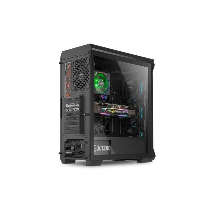 NOX Hummer Quantum NXHUMMERQUANTUM Caja Minitorre ATX ARGB Ventana USB 3.0 Negro