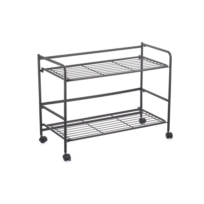 Confortime Estantería Plegable 2 Niveles, 67 x 30 x 44.8 cm 4 Confortime Estantería Plegable 2 Niveles, 67 x 30 x 44.8 cm 4