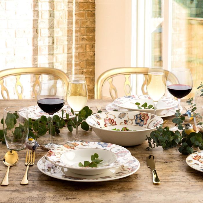 Queen's Vajilla Cerámica Jacobean Decorado Multicolor 12 Piezas - 4 Personas Loza Inglesa 2 Queen's Vajilla Cerámica Jacobean Decorado Multicolor 12 Piezas - 4 Personas Loza Inglesa 2