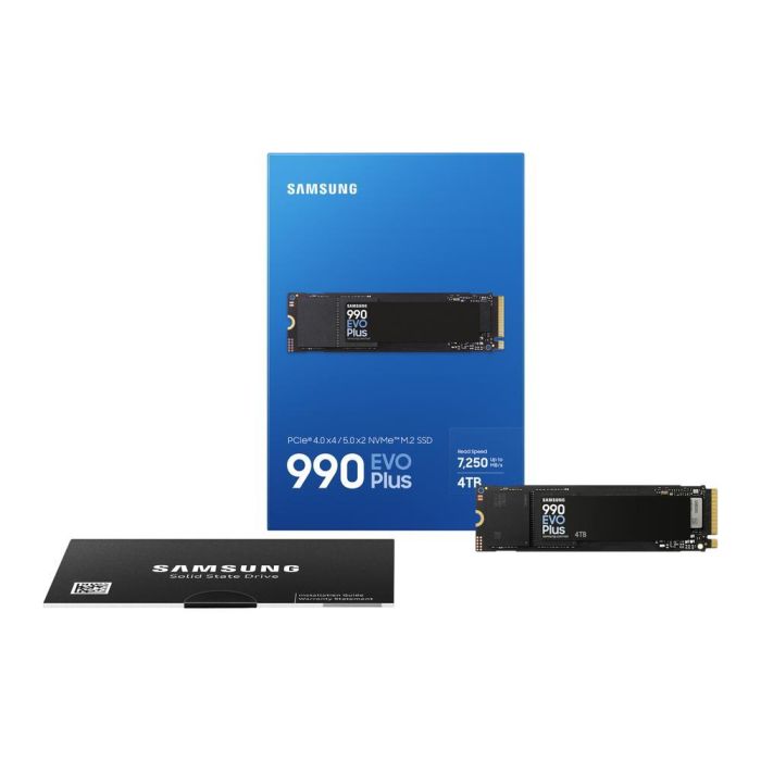 Samsung MZ-V9S4T0BW Disco SSD Interno 990 EVO Plus 4TB M.2 2280 PCIe 5.0/4.0 NVMe Velocidad Lectura 7250 MB/s Compatible PS5 y PC 7 Samsung MZ-V9S4T0BW Disco SSD Interno 990 EVO Plus 4TB M.2 2280 PCIe 5.0/4.0 NVMe Velocidad Lectura 7250 MB/s Compatible PS5 y PC 7