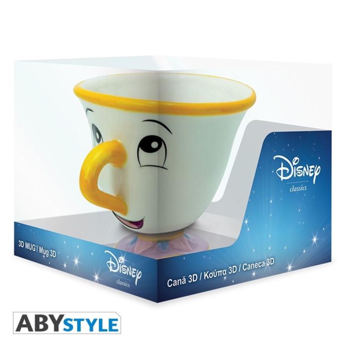 Abystyle Taza 3D La Bella y la Bestia Chip 250ml 3