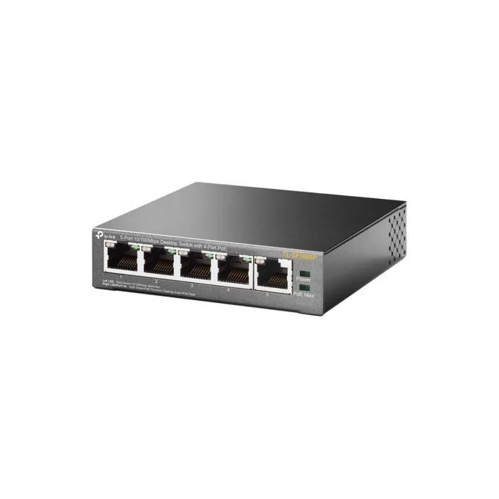 TP-Link TL-SF1005P Switch No Administrado Fast Ethernet 5 Puertos PoE Negro