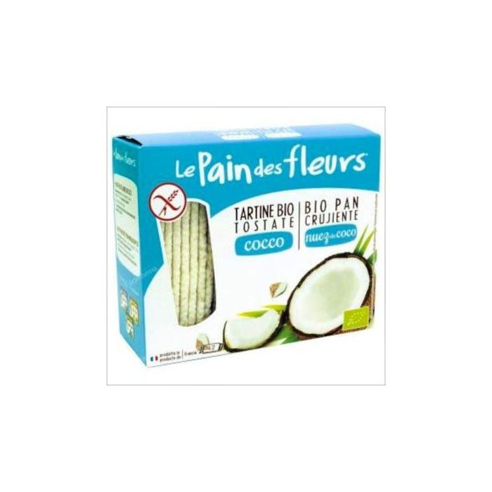 LE PAIN DES FLEURS Cracker de Coco Bio Sin Gluten Vegano 150g