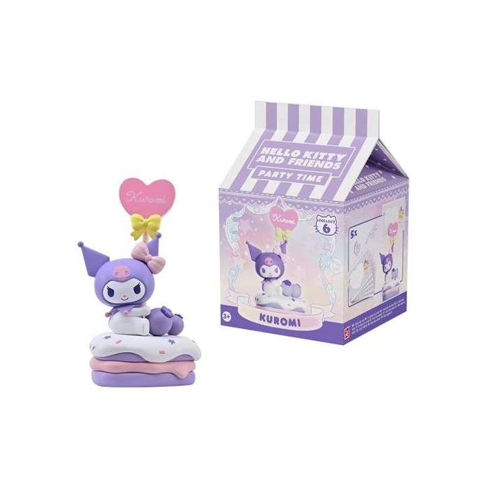 Yume Figura Coleccionable Hello Kitty & Friends Party Time, 9x9x14 cm, Español, Modelos Surtidos 6