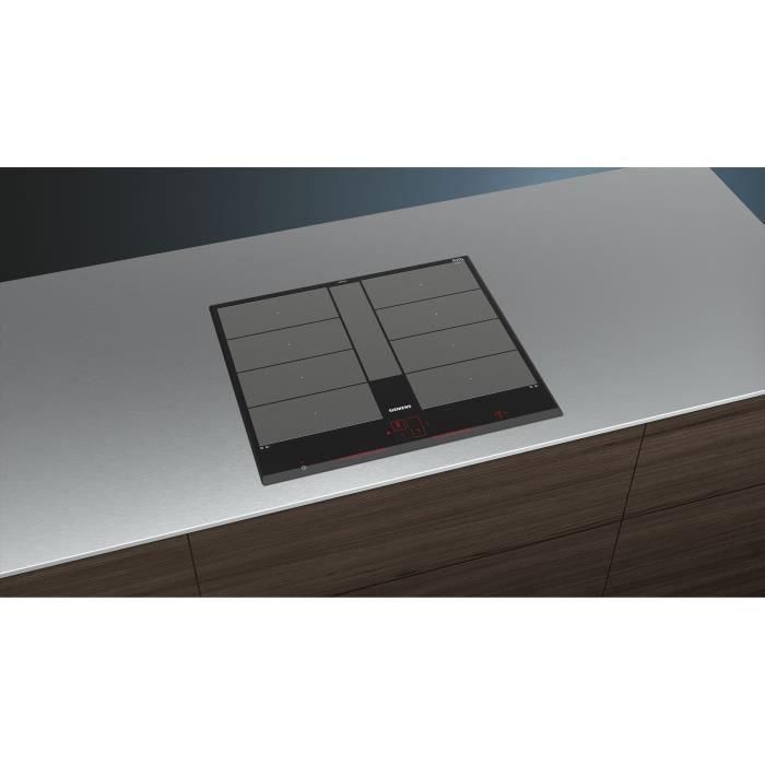 Placa de inducción de 60 cm - SIEMENS - 4 fuegos - 59,2 x 52,2 cm - Negra - IQ700 - EX651LYC1F 3 Placa de inducción de 60 cm - SIEMENS - 4 fuegos - 59,2 x 52,2 cm - Negra - IQ700 - EX651LYC1F 3