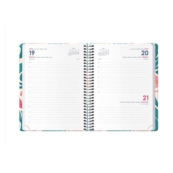 Agenda 2026 Charm Espiral Día Página 15 X 21 Cm. Gala Dohe 13249 - 26 2